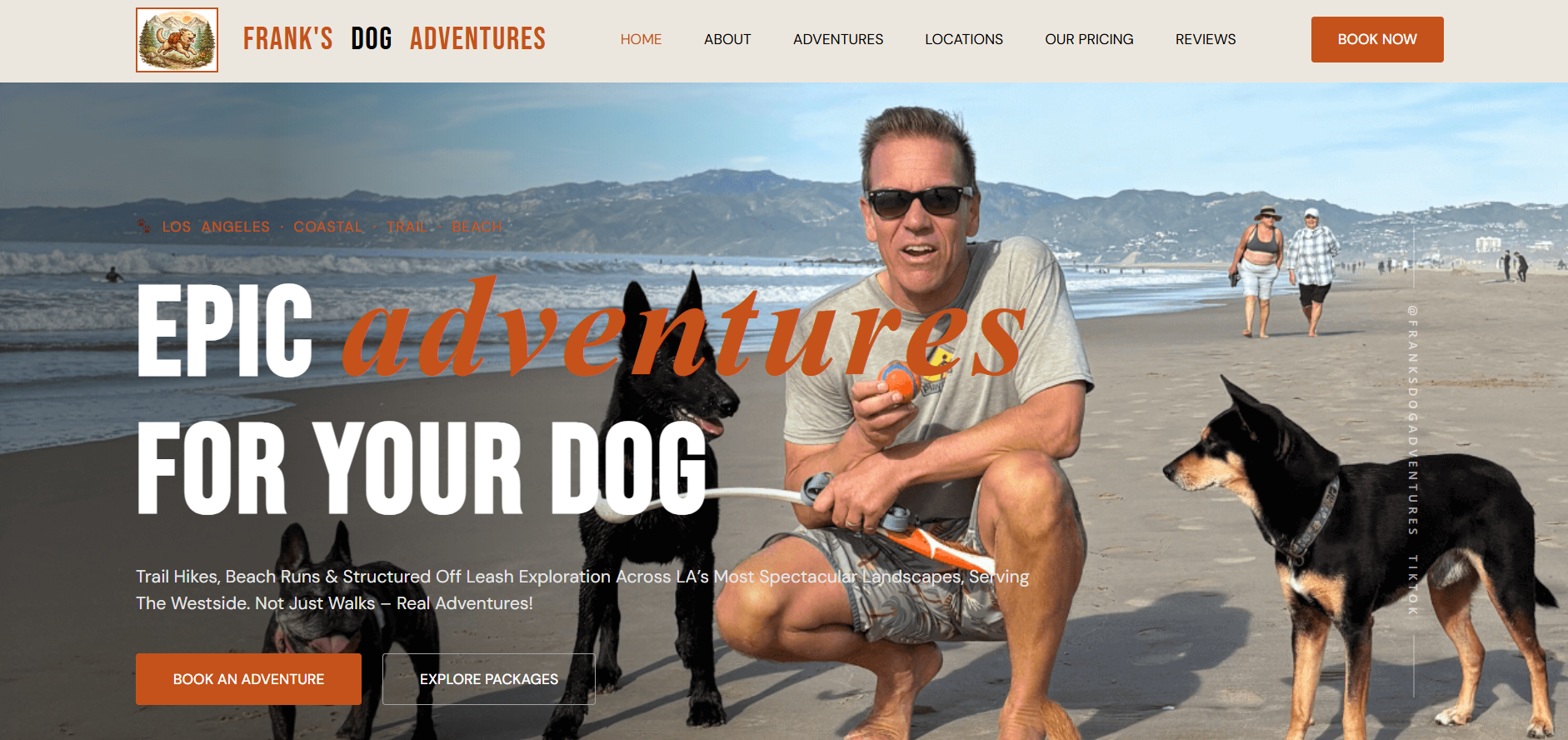 Frank's Doodle Adventures website