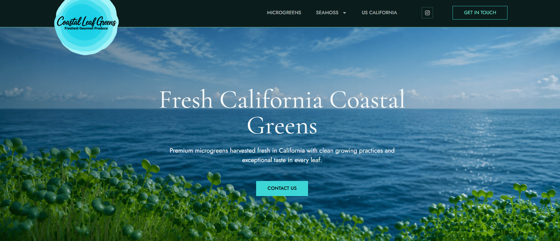 Coastal Leaf Greens website